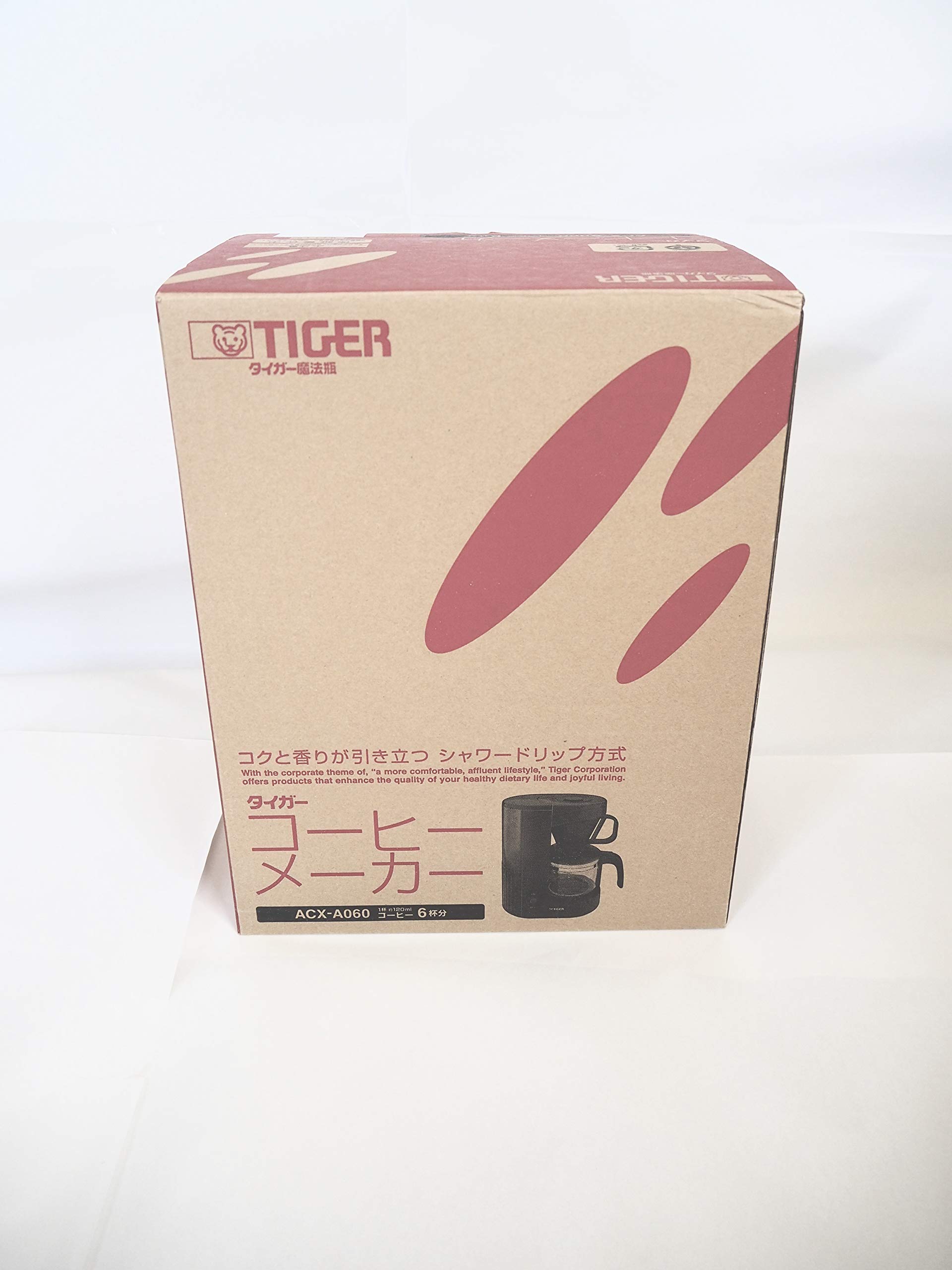 Amazon | タイガー コーヒーメーカー カフェレッド 6杯用 ACX-A060RH
